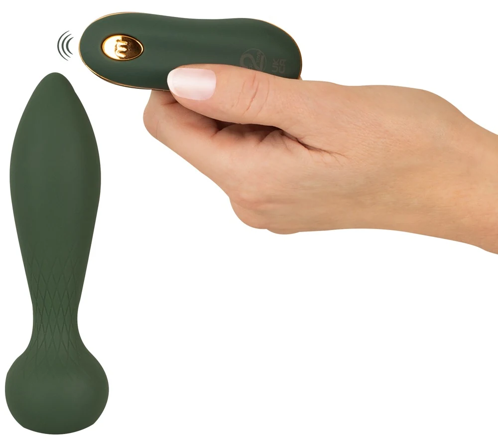 Emerald Love RC anaalplug met vibratie