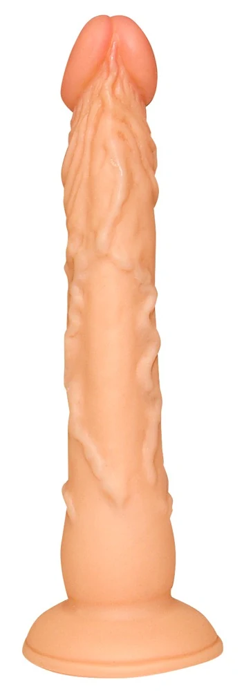 Realistische dildo met zuigvoet 18 cm