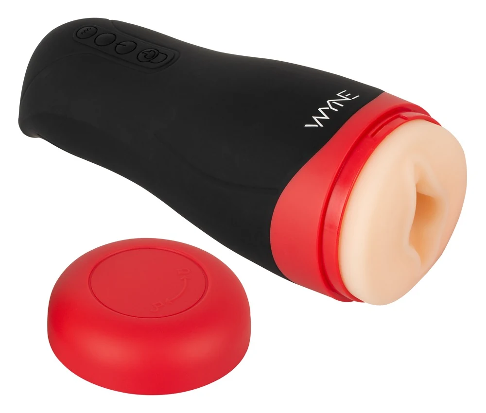 WYNE masturbator met warmte, vibratie en zuigfunctie