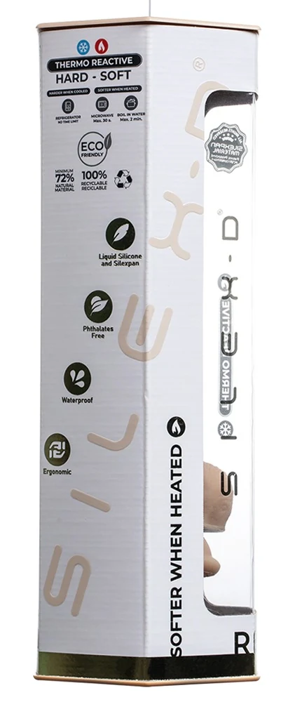 SilexD Real Skin Dildo 17,8 cm met Zuigvoet
