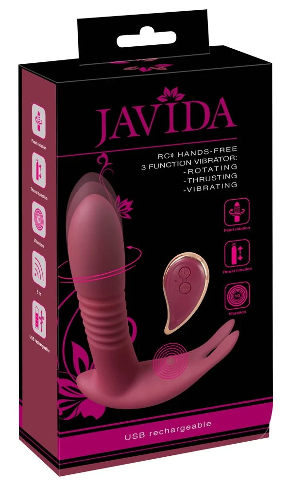Javida RC handsfree vibrator met afstandsbediening