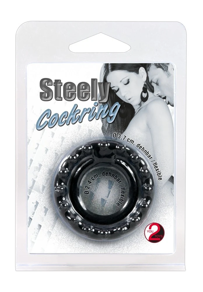 You2Toys Steely siliconen cockring