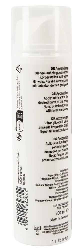 Fisting gel op waterbasis 200 ml