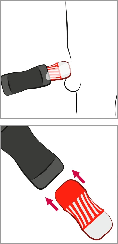 Tenga Vacuum Gyro Roller met Rolling Cup