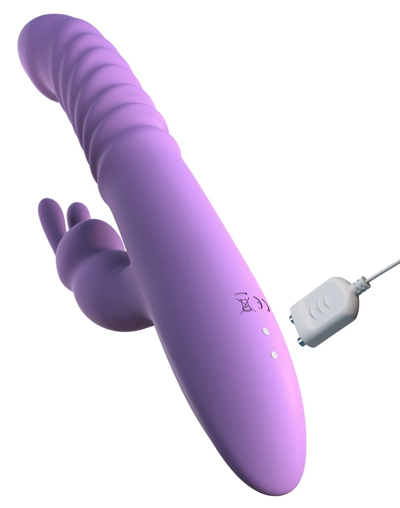 Rabbit vibrator met verwarming en stuwfunctie
