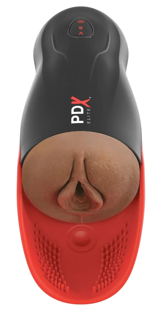 PDX Elite Fuck-O-Matic 2 masturbator met testikelstimulator