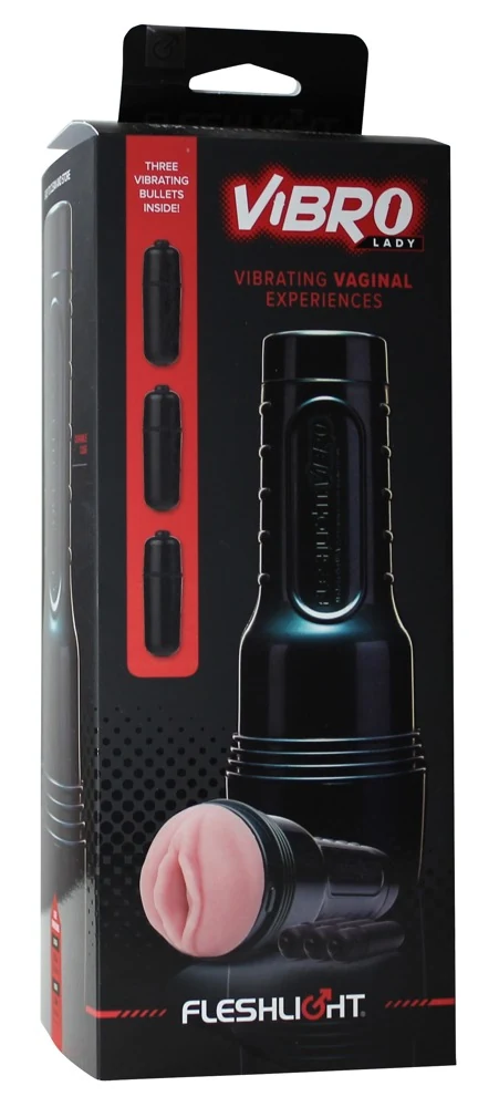 Vibrerende pocket masturbator met Super Skin®