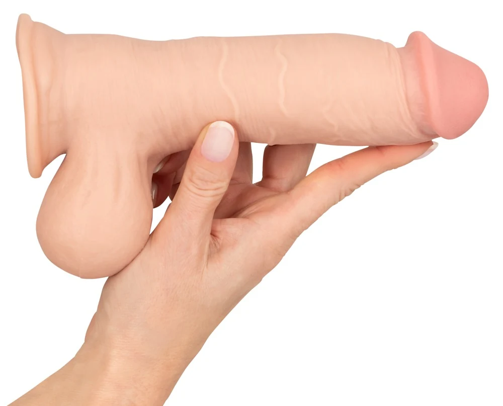 Nature Skin dildo met zuignap 19,9 cm