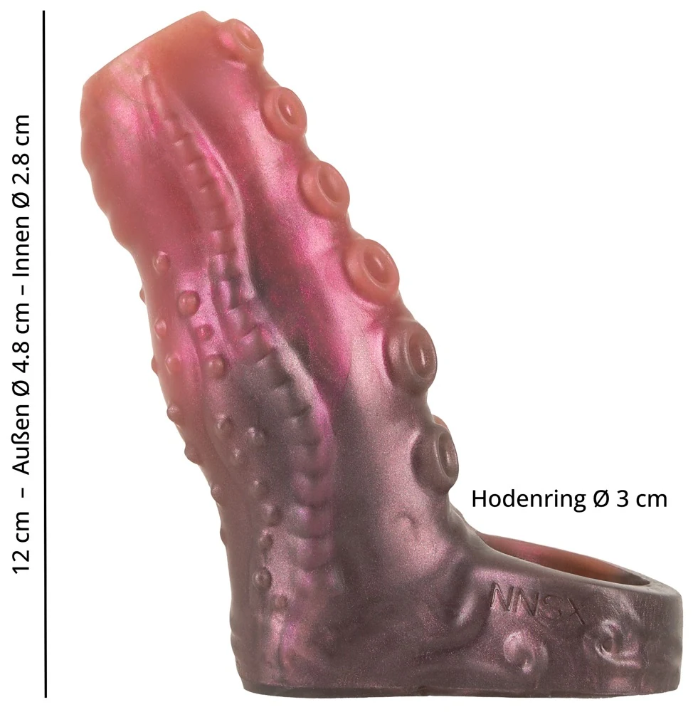 Metallic Tentacle Sleeve met Testikelring
