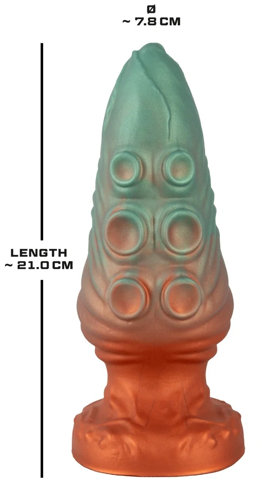 Beasty Cocks Atlantis anaalplug met zuigvoet