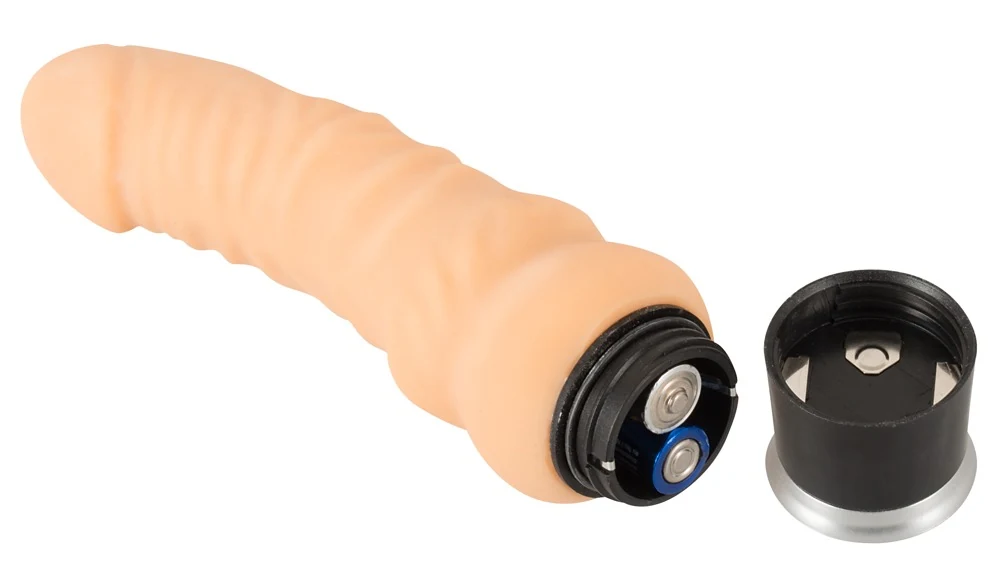 Realistische vibrator met buiging en 8 standen