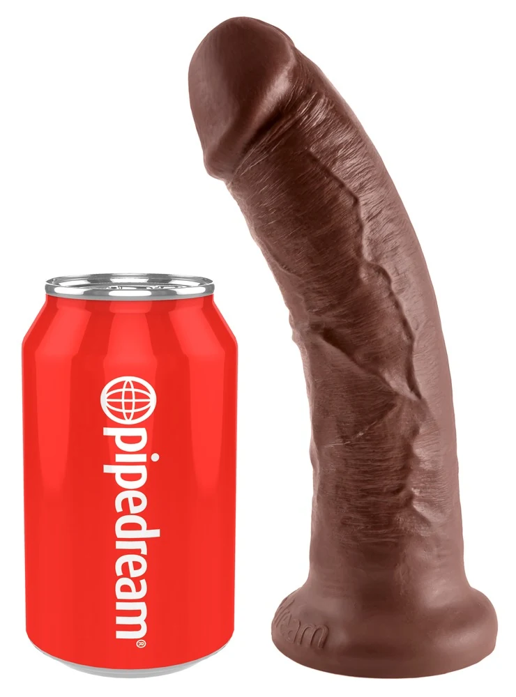 Realistische dildo met zuigvoet 21,5 cm