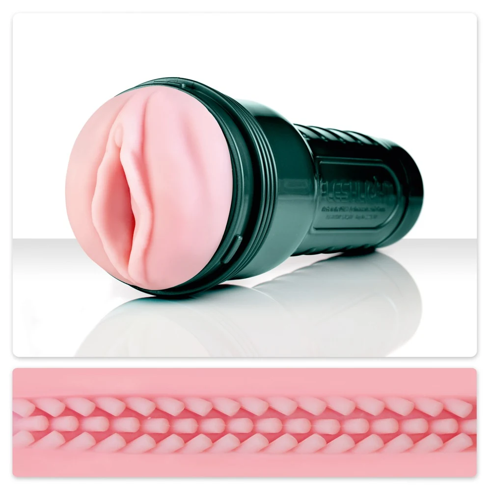 Vibrerende pocket masturbator met Super Skin®