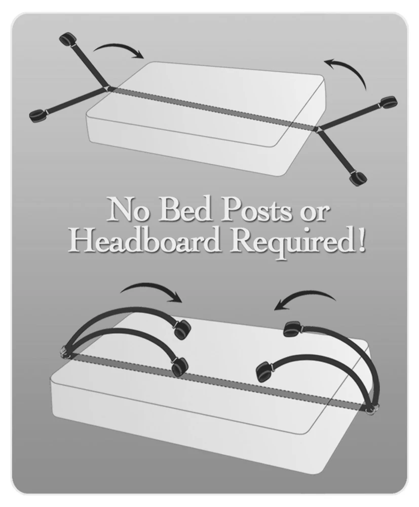 Bed bondage kit met blinddoek