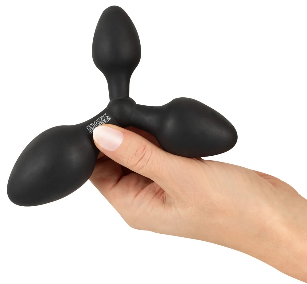 Black Velvets Training Triple Buttplug Siliconen