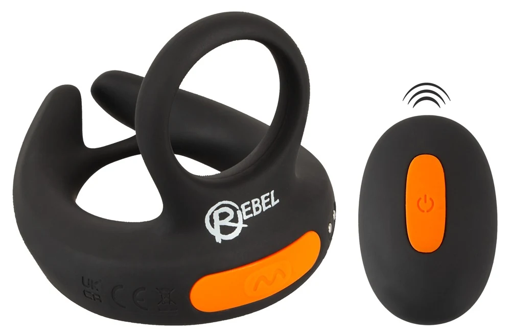 Rebel RC scrotum stimulator met vibraties