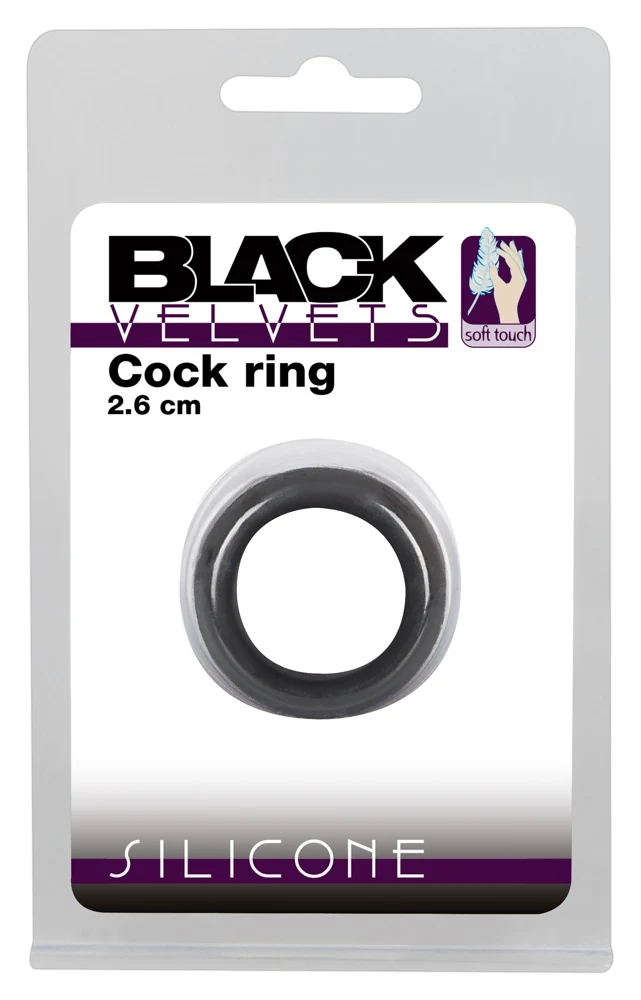 Black Velvets penisring silicone