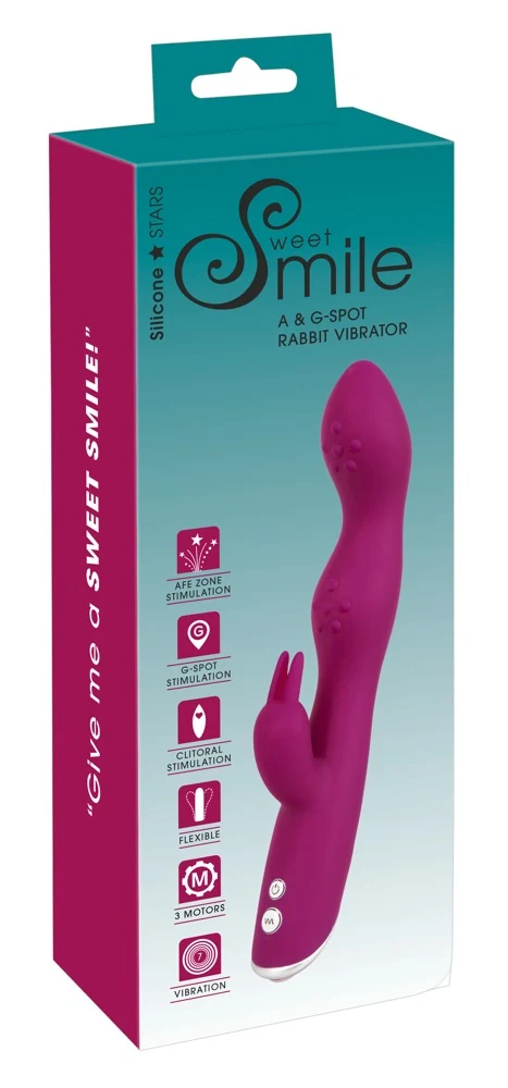 Sweet Smile rabbit vibrator met clitoris stimulator