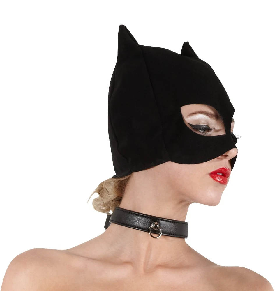 Bad Kitty kattenmasker met nubucklook