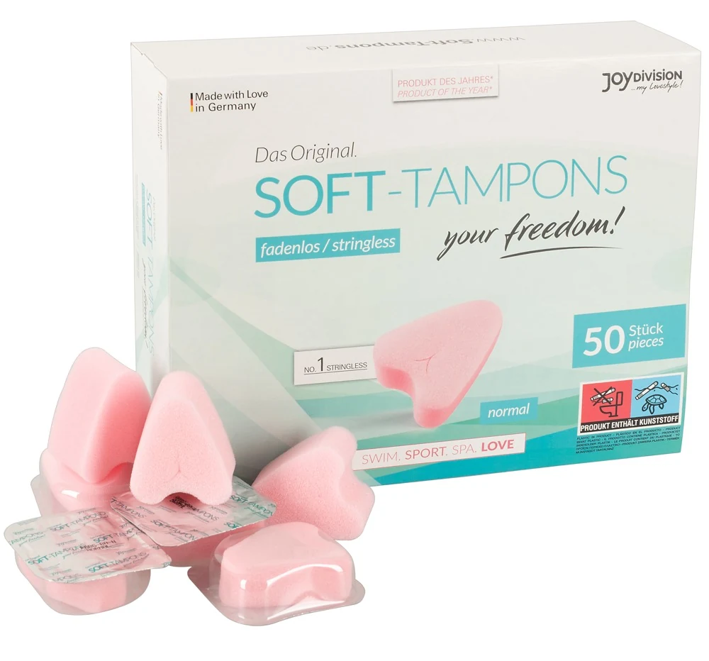 Joydivision zachte tampons zonder touwtje