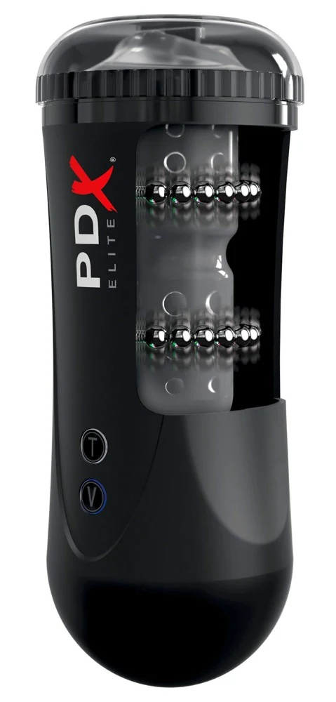 Automatische masturbator met vibratie en stuwfunctie