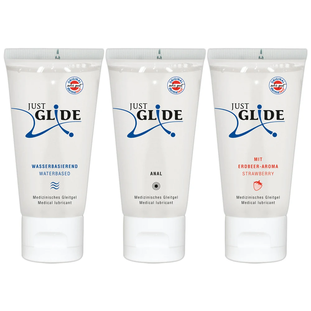 Just Glide glijmiddel set 3 x 200 ml