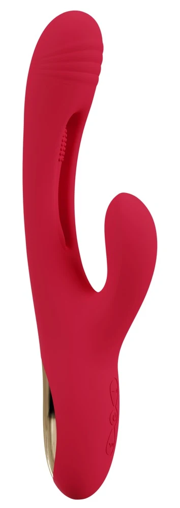 Rabbit vibrator met trillende tongfunctie