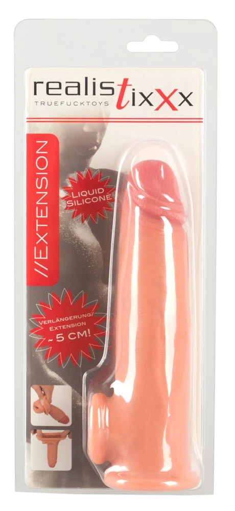Penisschede met verlenging 5 cm