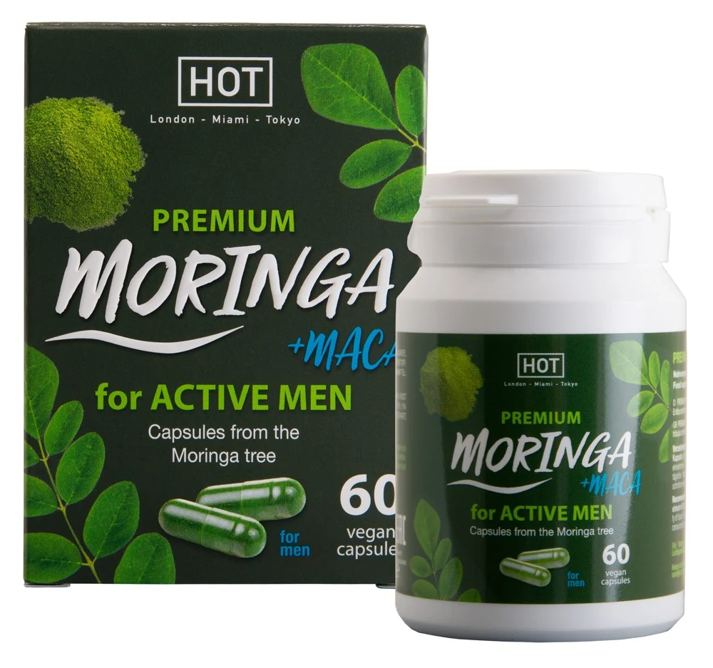 Pure Moringa + Maca Man Power Capsules