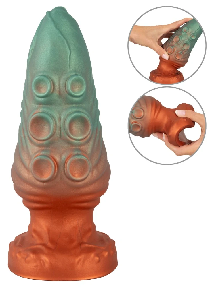 Beasty Cocks Atlantis anaalplug met zuigvoet