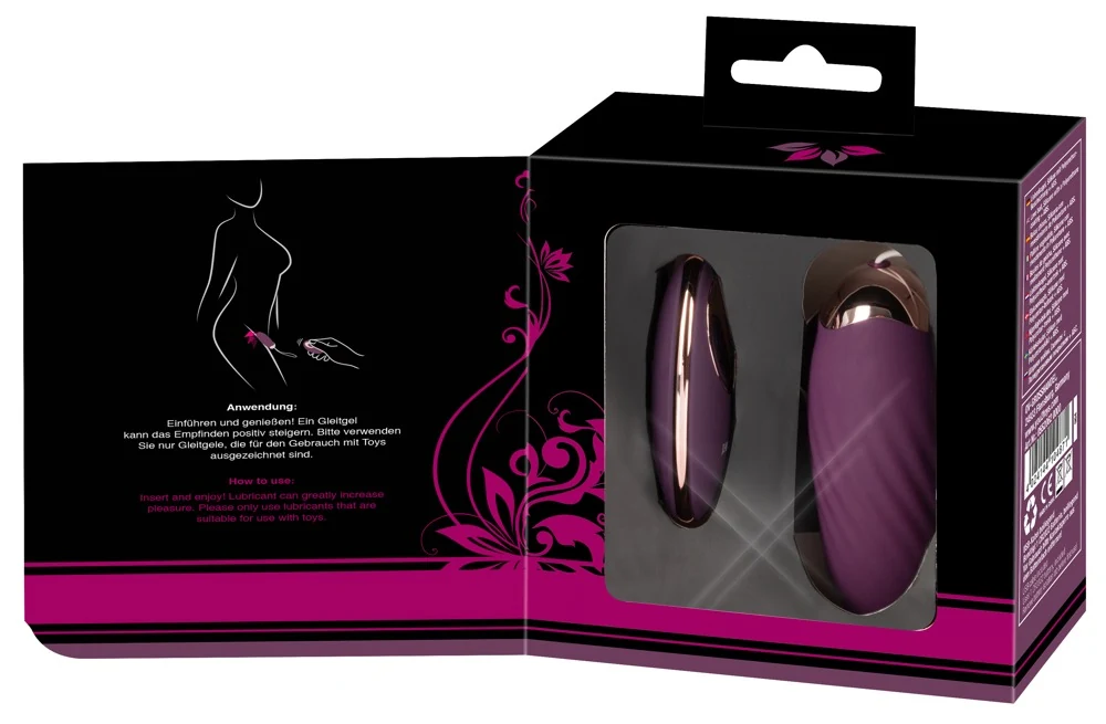 Javida oplaadbaar vibro-ei met afstandsbediening