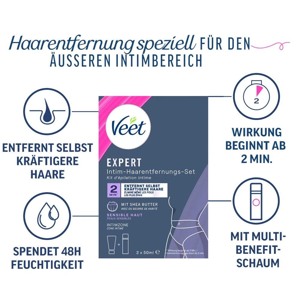 Veet EXPERT intiem ontharingsset