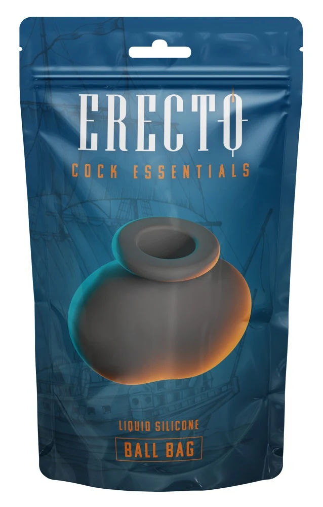 Erecto siliconen balstretcher met testikelring