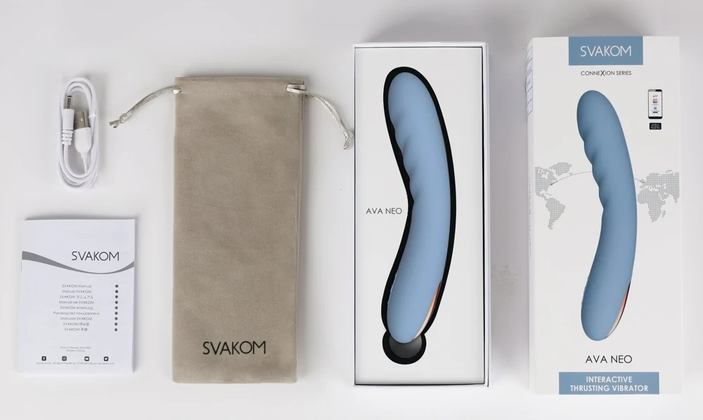 Svakom Ava Neo thrusting vibrator met app