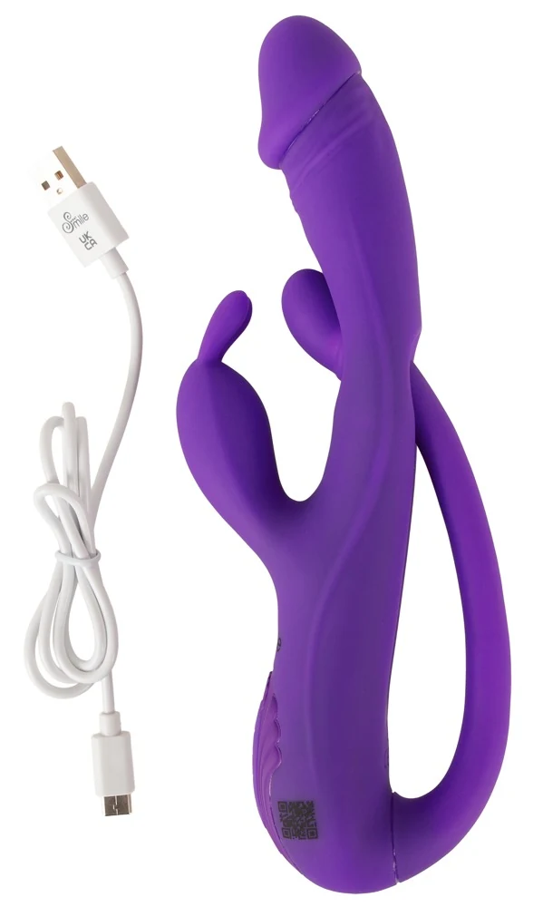 Sweet Smile rabbit vibrator met G-spot en anal tickler
