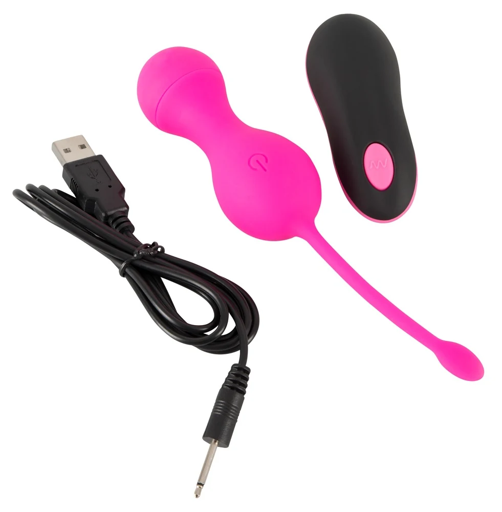 Sweet Smile oplaadbare vibro-bal duo met afstandsbediening