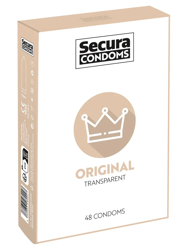 Secura Original condooms 53 mm 48 stuks