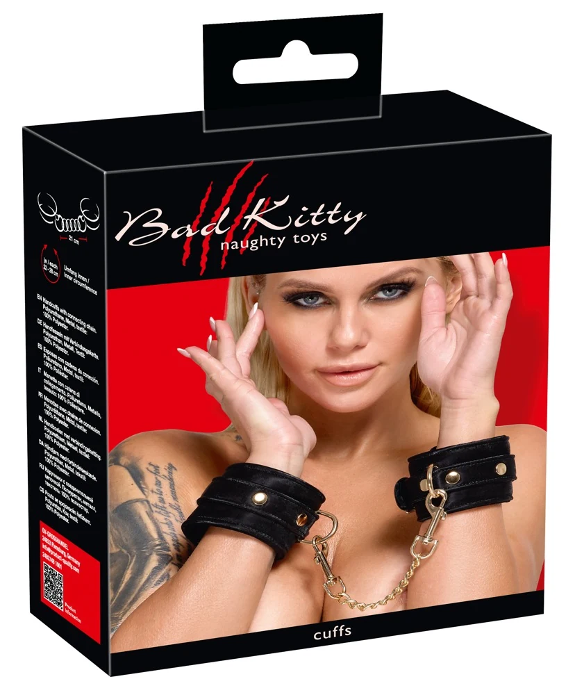 Bad Kitty handboeien met afneembare ketting