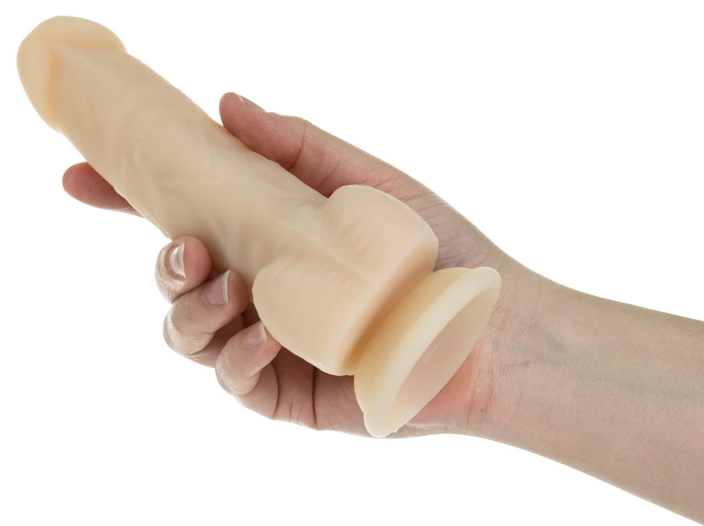 Naked Addiction roterende en vibrerende dildo 17,8 cm