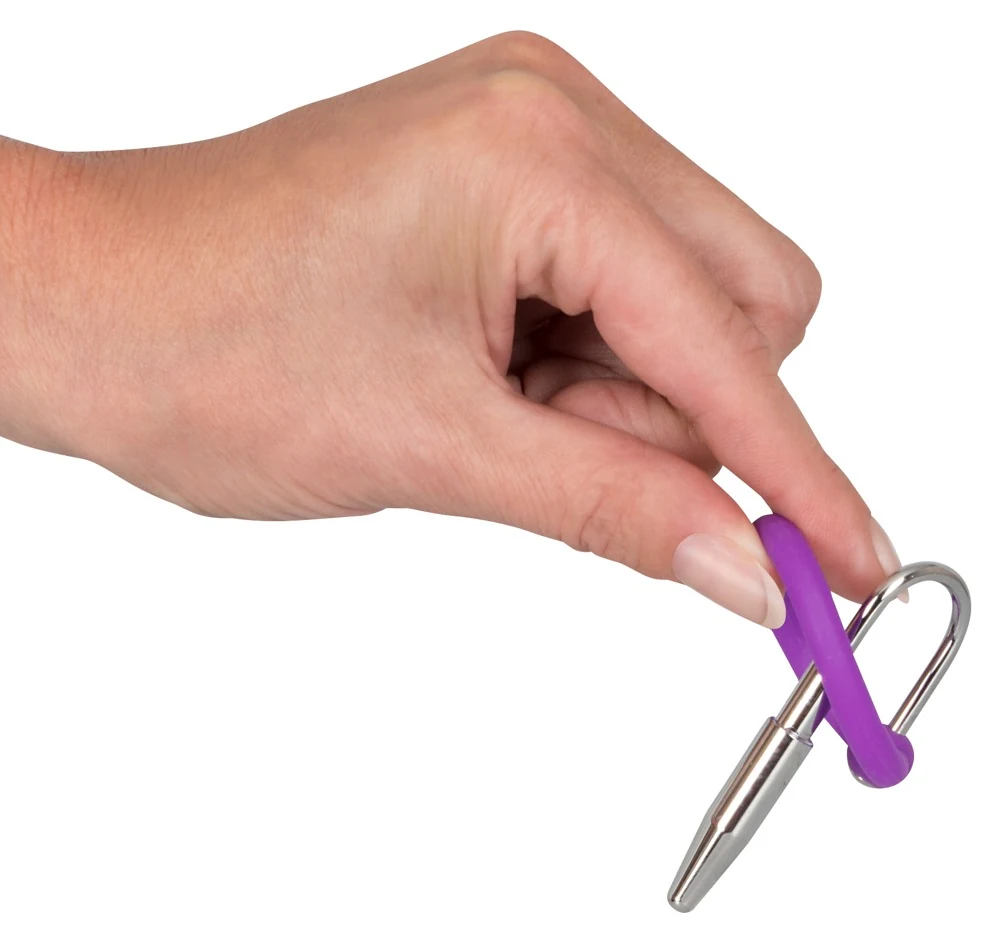 Urethrale penisplug met siliconen ring