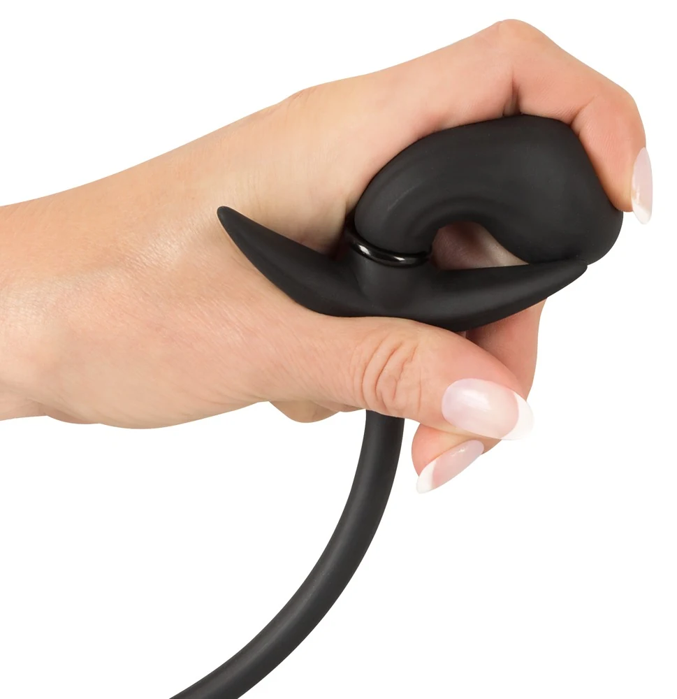 Opblaasbare anale plug met pompbal