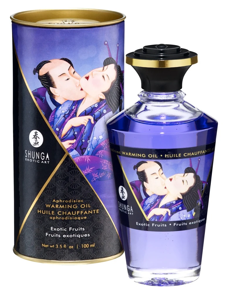 Shunga verwarmende massageolie exotisch fruit 100 ml