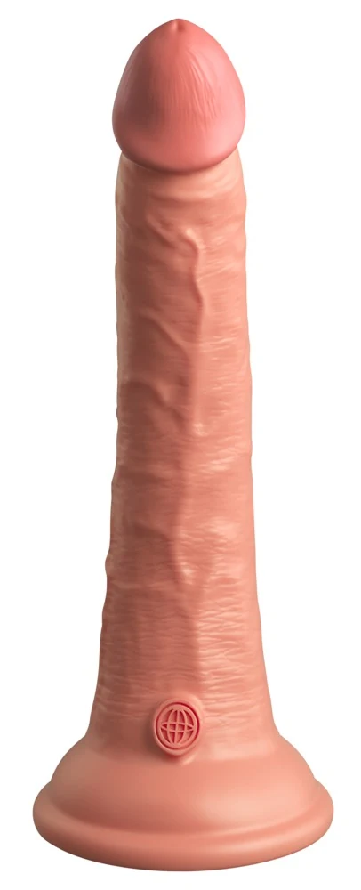 King Cock Elite dual density siliconen dildo 21 cm