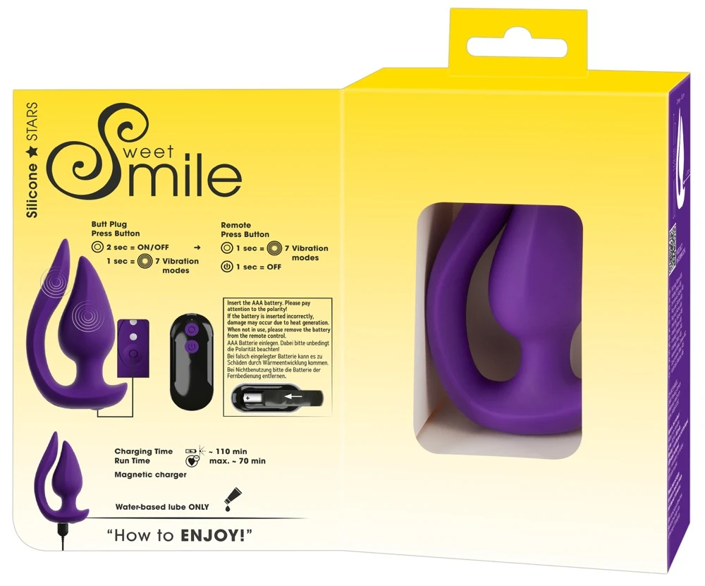 Sweet Smile RC 2-in-1 Plug & Panty Vibe