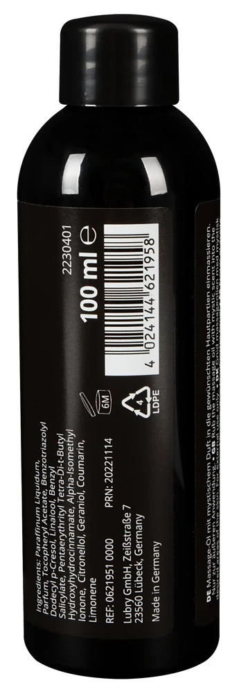 Erotische massageolie 100 ml