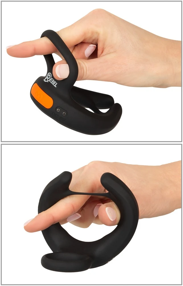 Rebel RC scrotum stimulator met vibraties