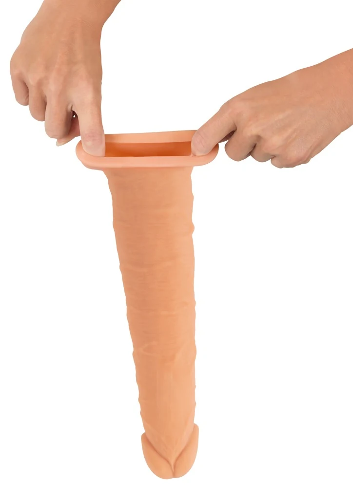 Nature Skin penis sleeve verlengend 24 cm