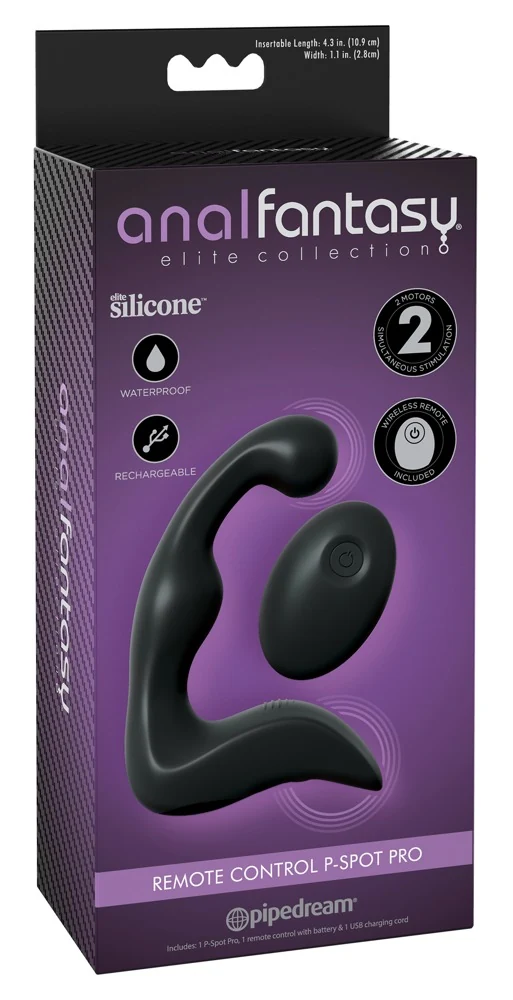 Flexibele prostaatvibrator met afstandsbediening