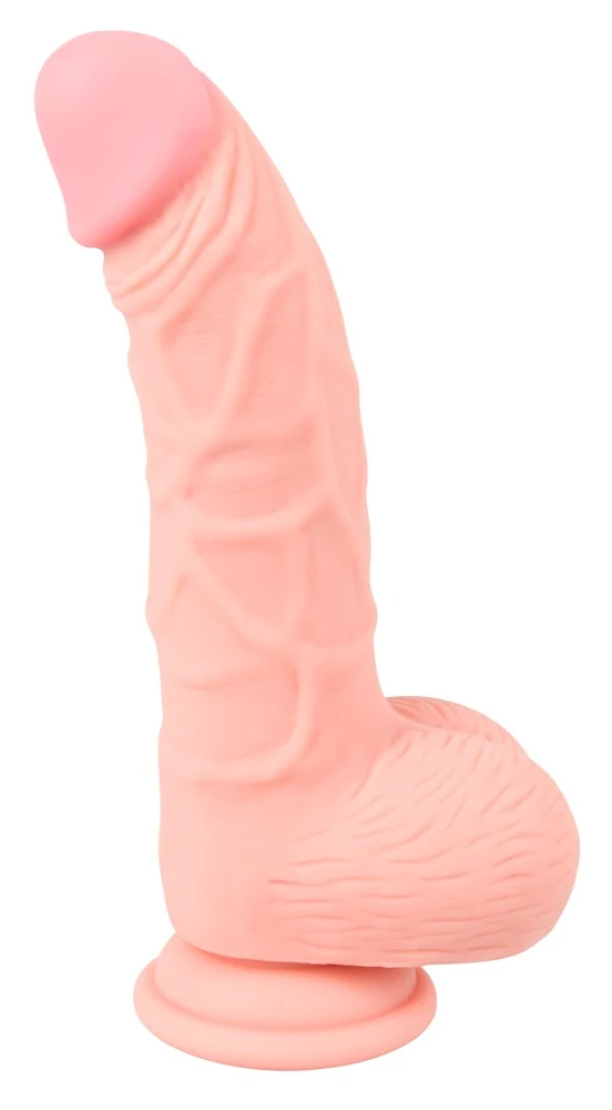 Realistische siliconen dildo met zuigvoet 20 cm