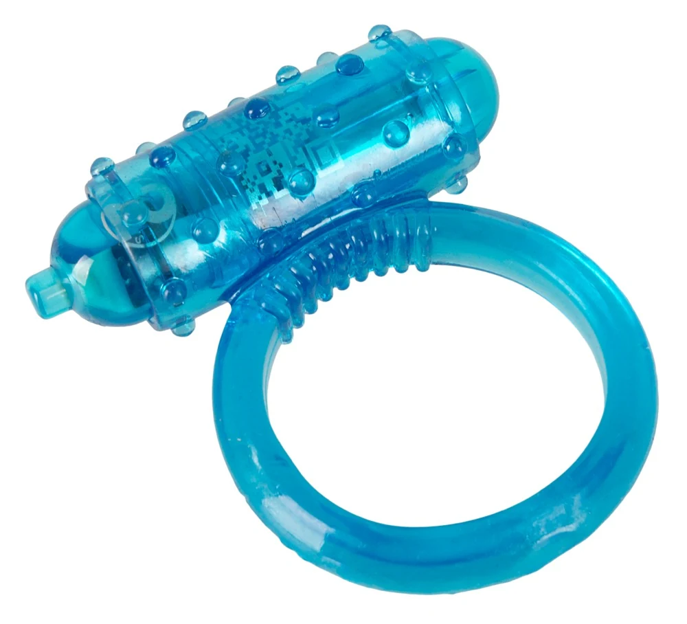 Cockring met verwijderbare minivibrator